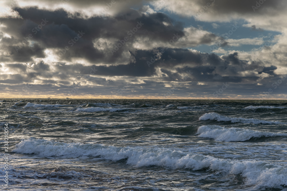 Clouds over Baltic sea.