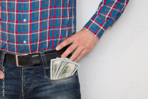 the pocket is full of money