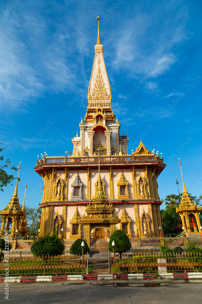 Temple Wat Chalong, Phuket. Thailand .