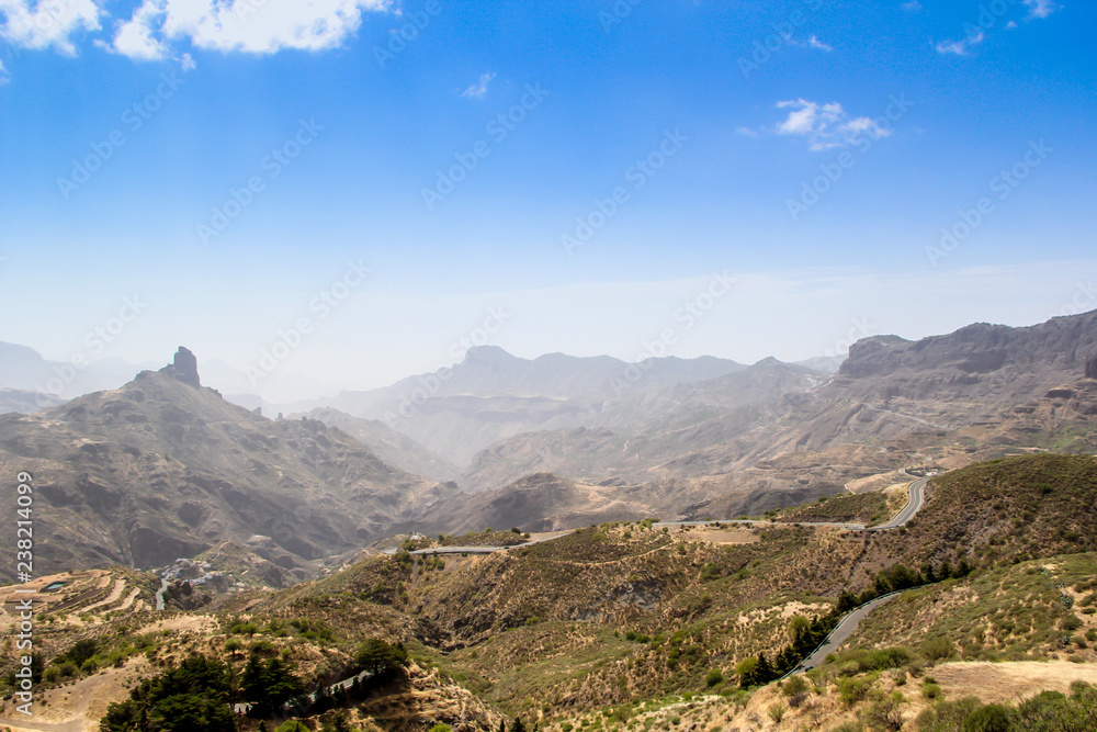 Bergige Landschaft auf Gran Canaria