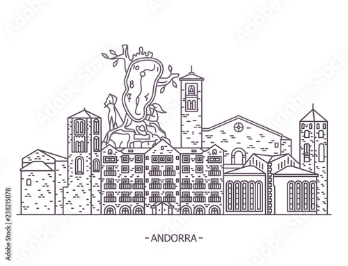 Andorran architecture landmarks photo