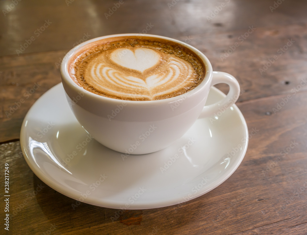 coffee on wooden table-3 coffee on wooden table-3
