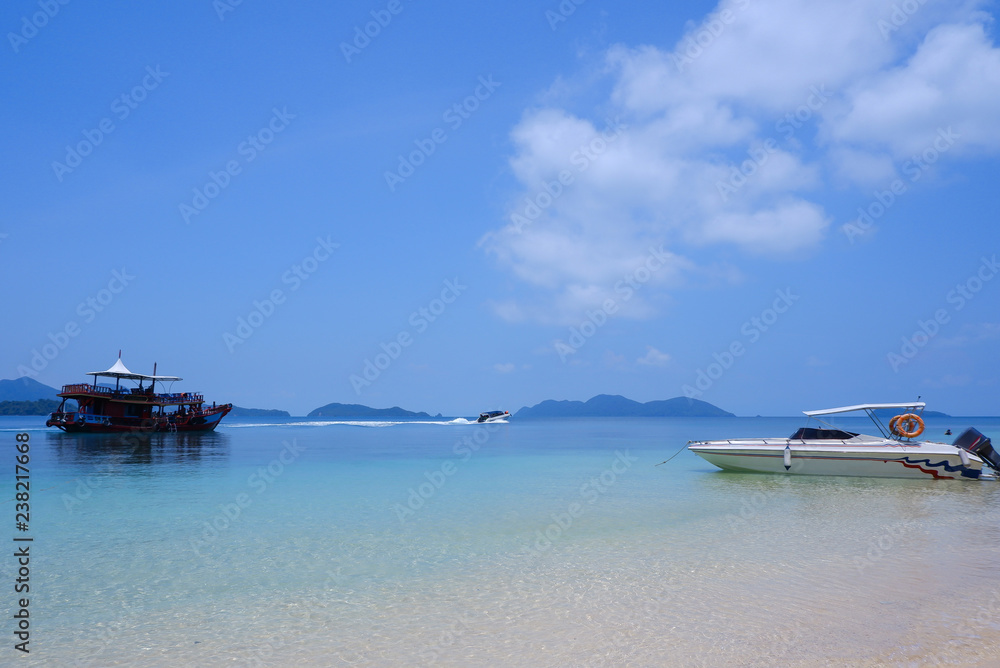 Koh Wai islands in Thailand. The islands is most beautiful and clear water. It is a popular tourist destination at Trat Province