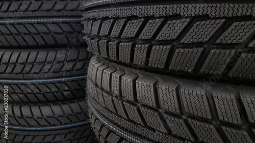Fotografía tire background close-up
