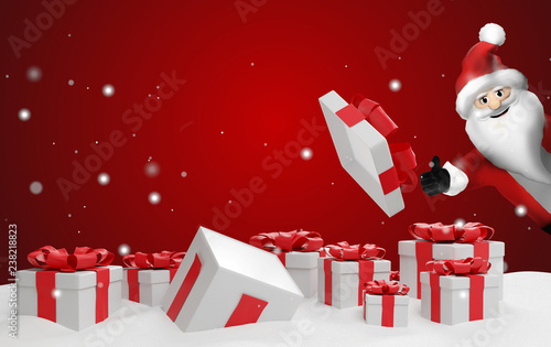 christmas presents 3d-illus...