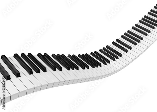 Piano Keys Isolated
