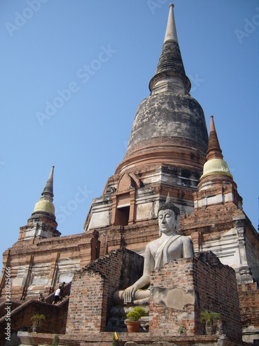Brick Stupa, Ayutthaya, Thailand