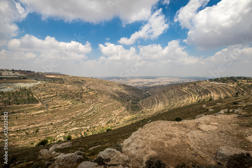 Картината върху платно Hills along Way of the Patriarchs. Israel
