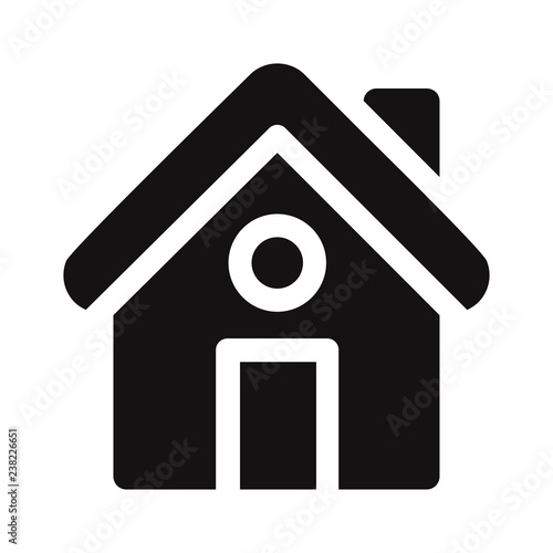 Home icon vector. House symbol.