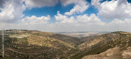 Fotografie Hills along Way of the Patriarchs. Israel