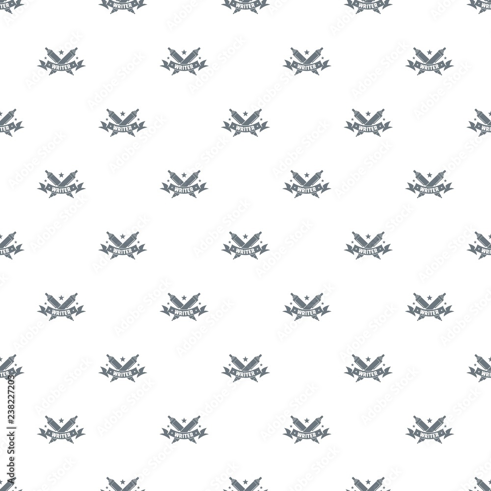 Fountain pen pattern vector seamless repeat for any web design Fountain pen pattern vector seamless repeat for any web design