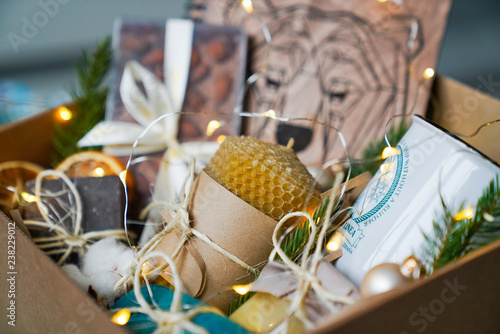 Gift for a man / New Year's gift for him in a box