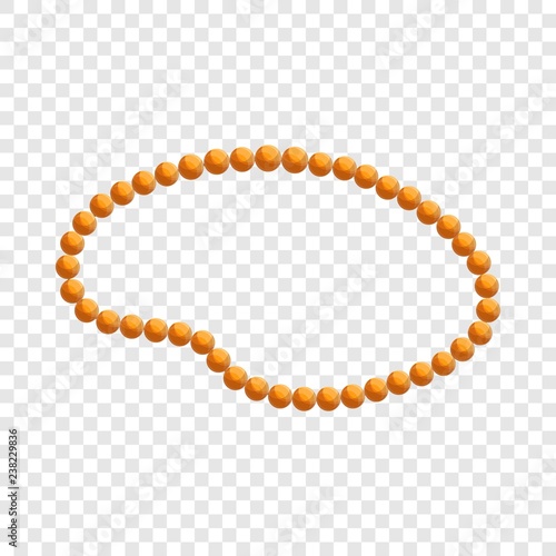 Elegance necklace icon. Cartoon of elegance necklace vector icon for web design  