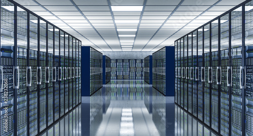 3d image of data center