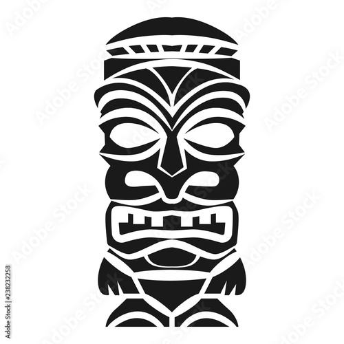 Wood idol icon. Simple illustration of wood idol vector icon for web design isolated on white background