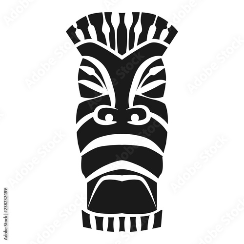 Native idol icon. Simple illustration of native idol vector icon for web design isolated on white background