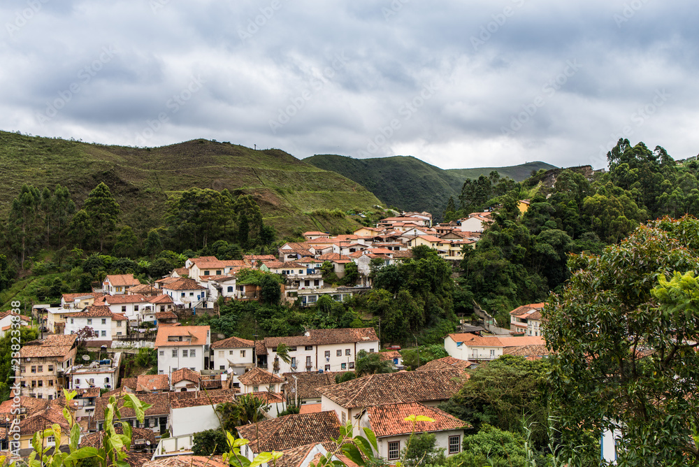 View of Ouro Preto, Minas Gerais - Brazil