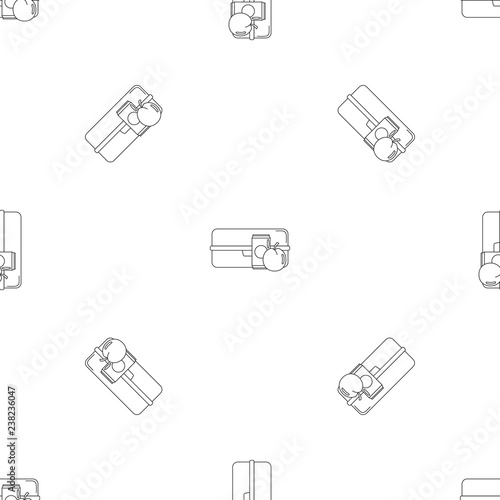 Apple cola box icon. Outline illustration of apple cola box vector icon for web design isolated on white background
