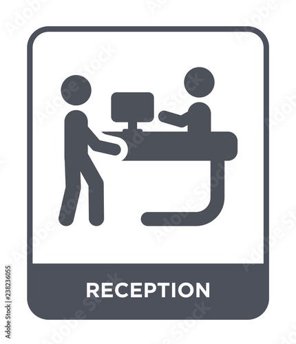 reception icon vector