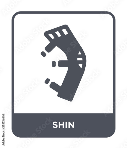 shin icon vector