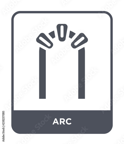 arc icon vector