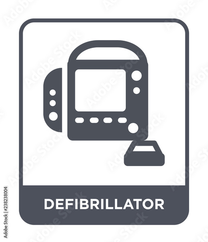 defibrillator icon vector