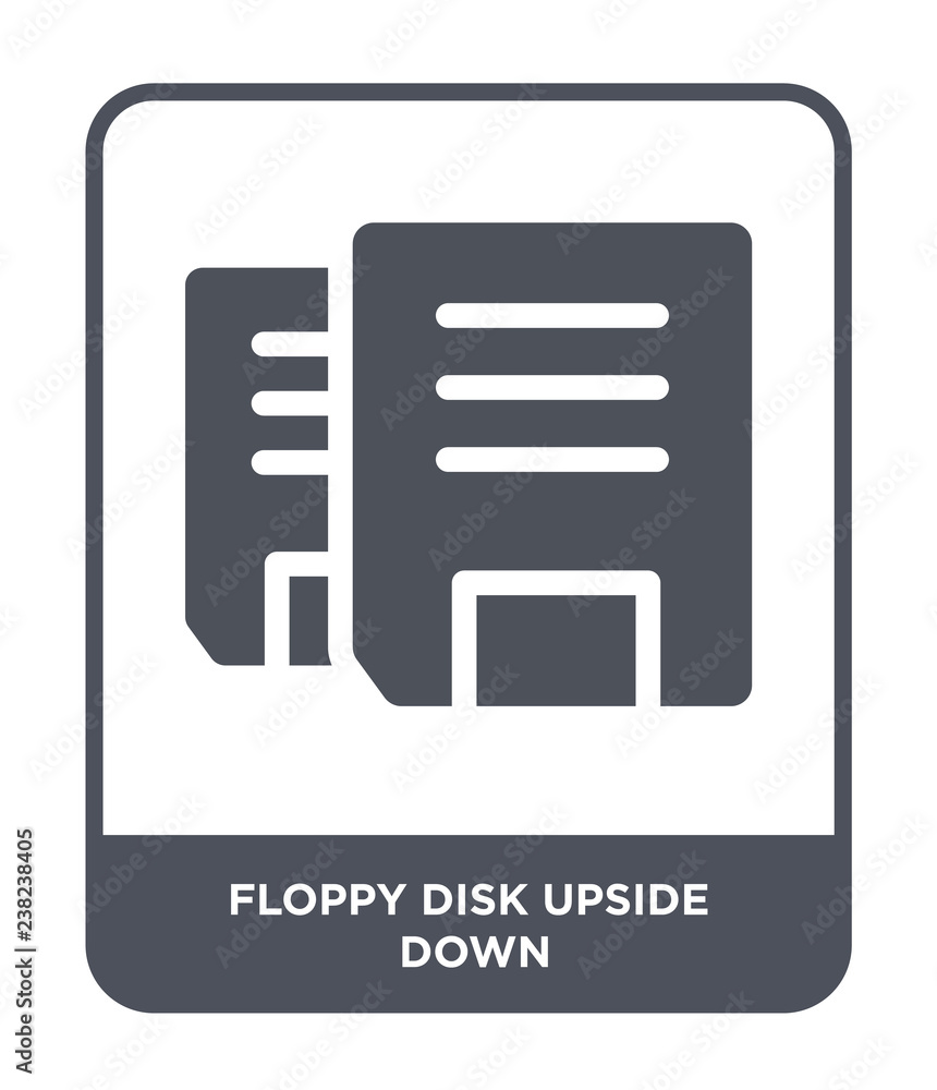 floppy disk upside down icon vector floppy disk upside down icon vector