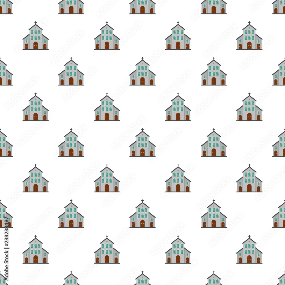 Catholic church pattern seamless vector repeat for any web design