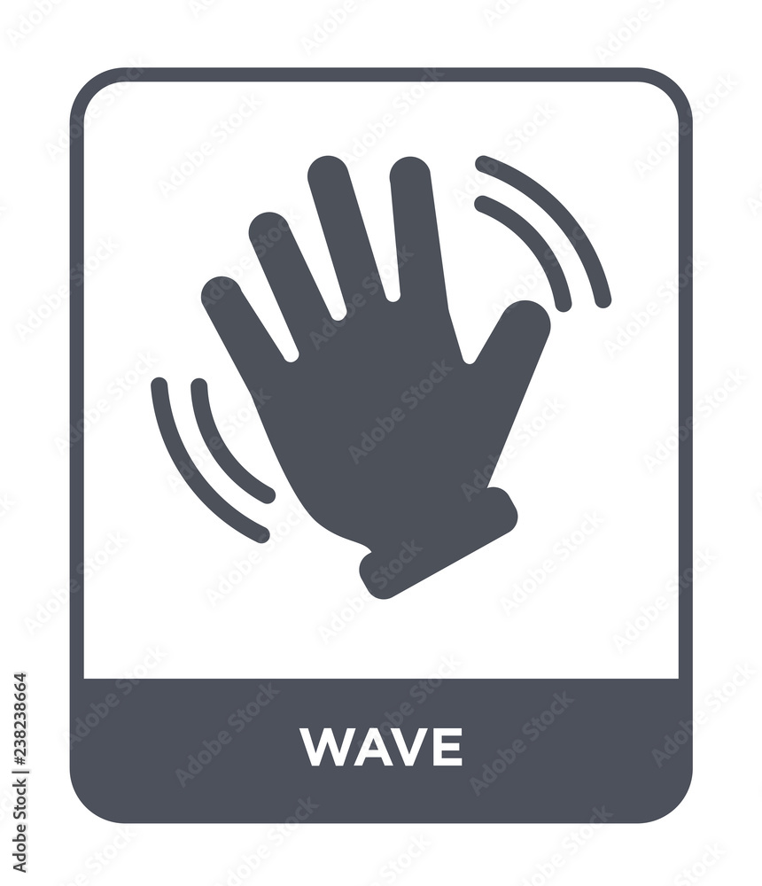 Fototapeta premium wave icon vector
