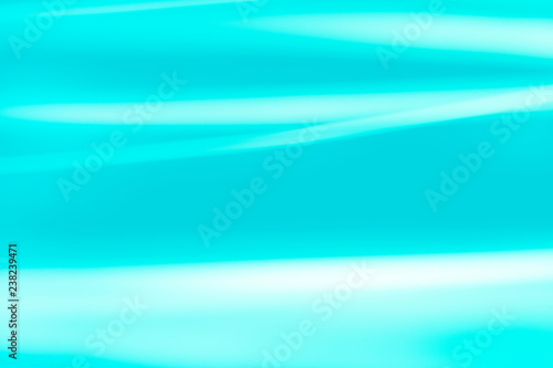 Turquoise Cyan Abstract background. Soft colorful smooth blurred textured background. Light painting background. Use as wallpaper or for web design