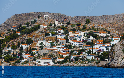 View from the sailing boat on the island of Peloponnese, Greece © Ernest