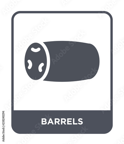 barrels icon vector