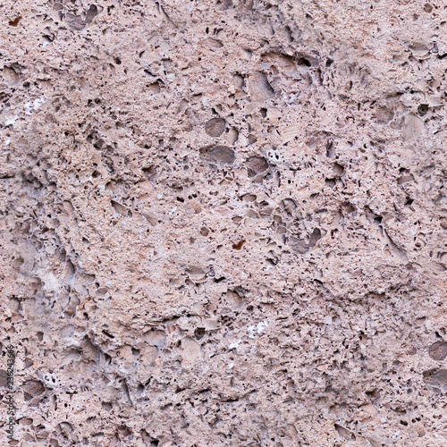 seamless natural coquina shell rock texture. background, geological.