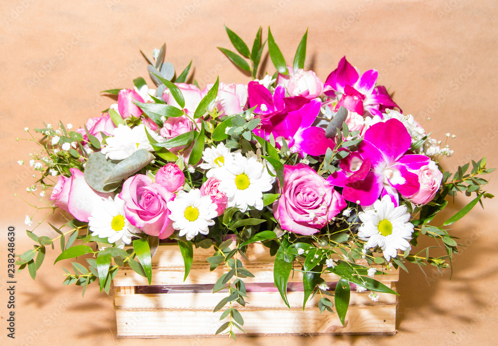 bright bouquet of flowers bright bouquet of flowers