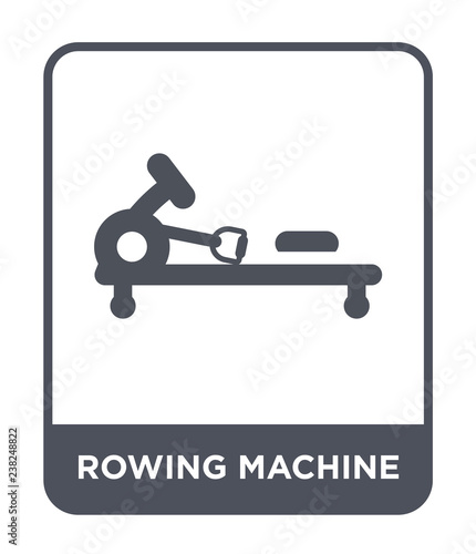 rowing machine icon vector