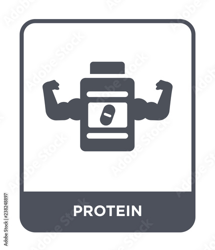 protein icon vector photo