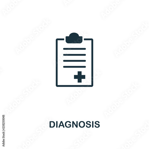 Diagnosis icon. Premium style design from healthcare icon collection. Pixel perfect Diagnosis icon for web design, apps, software, print usage