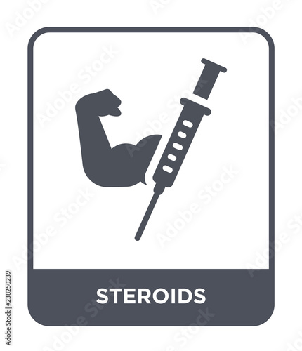 steroids icon vector