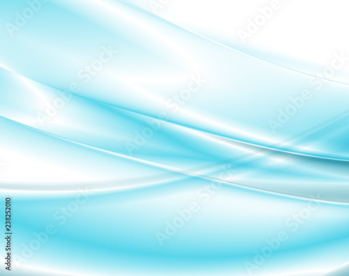 Abstract blue waves background. Vector design for banners, presentations, flyers, invitations.