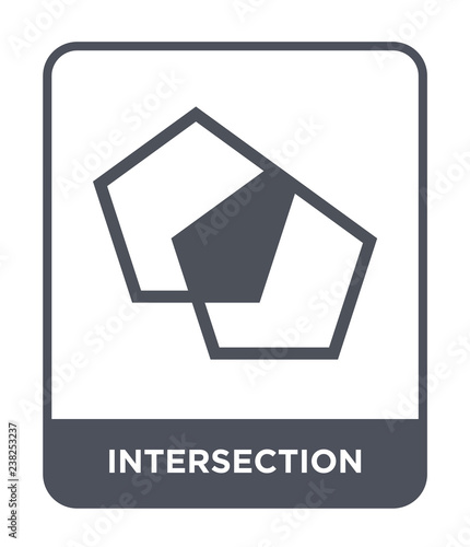 intersection icon vector
