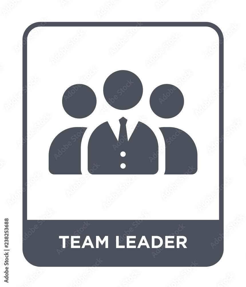 team leader icon vector team leader icon vector