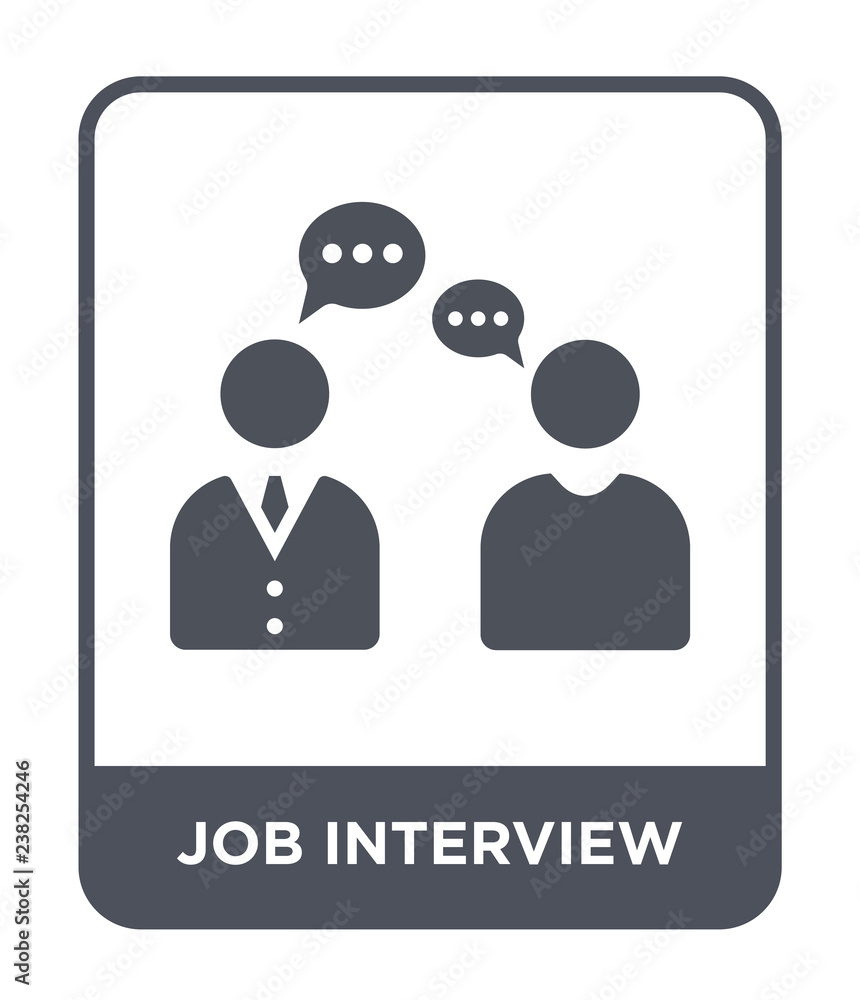 job interview icon vector job interview icon vector
