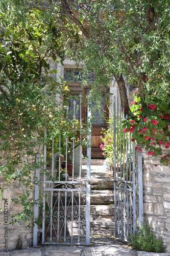 Streets and courtyards of Cyprus