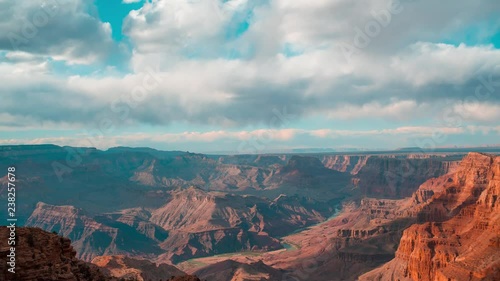 Grand canyon timelapse on sunset time