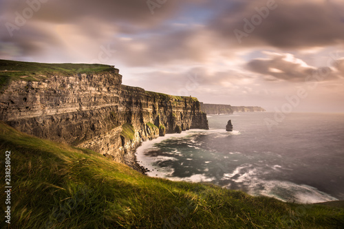 Εκτύπωση καμβά Cliffs of Moher sunset