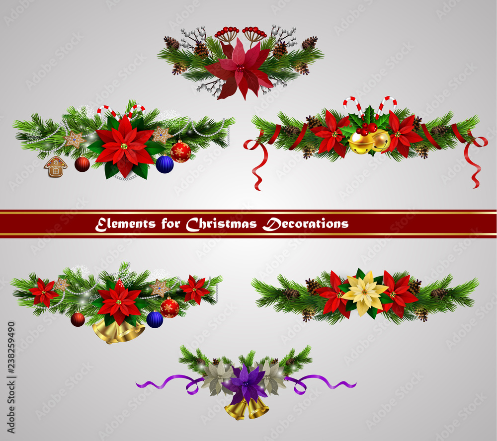 Christmas elements for your designs Christmas elements for your designs