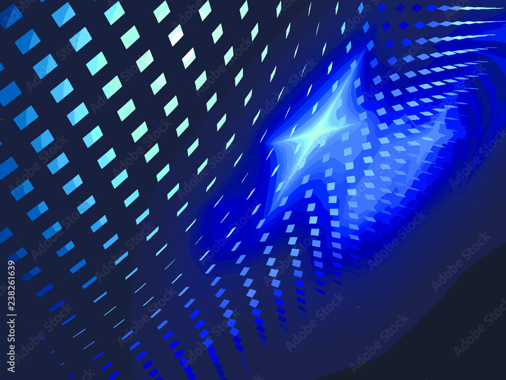 blue abstract futuristic background