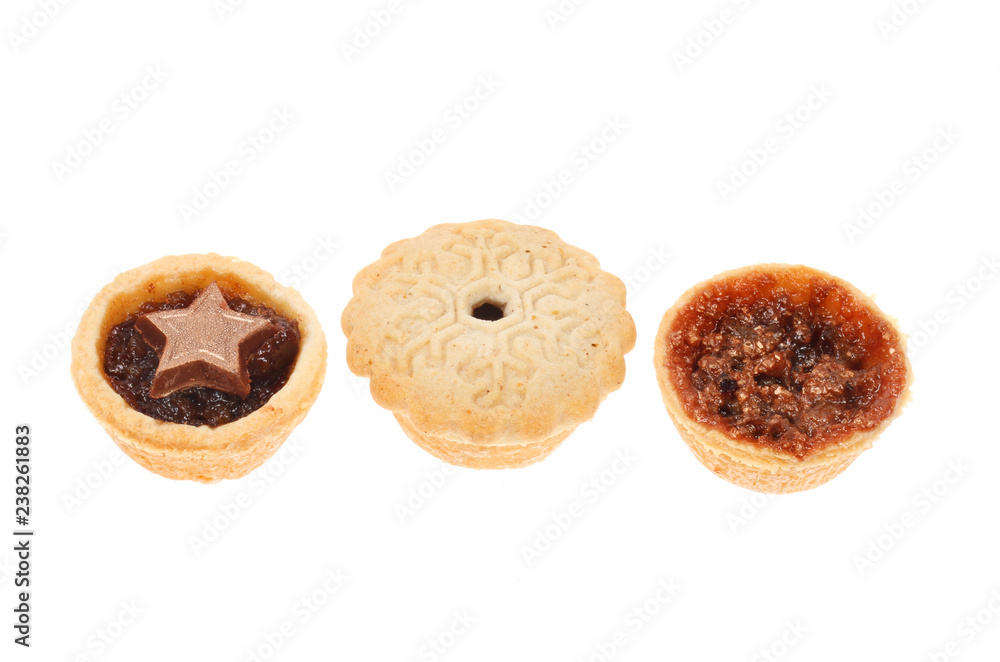 Three mince pies