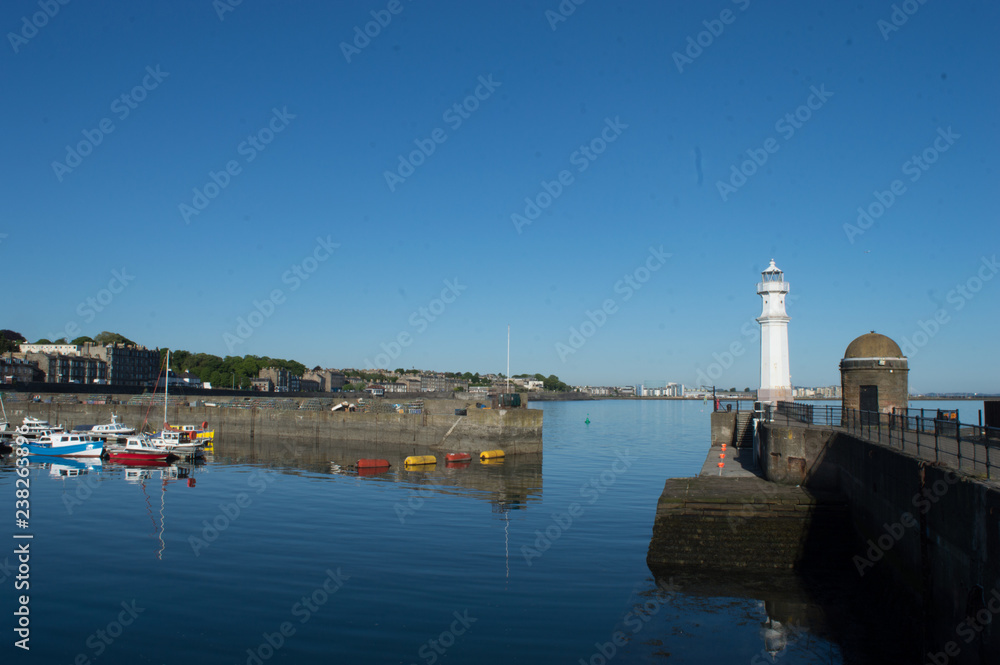 harbour with lighthouse
