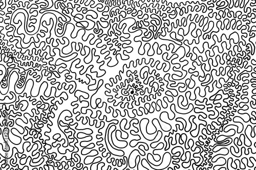 Abstract background and wallpaper with black curved line